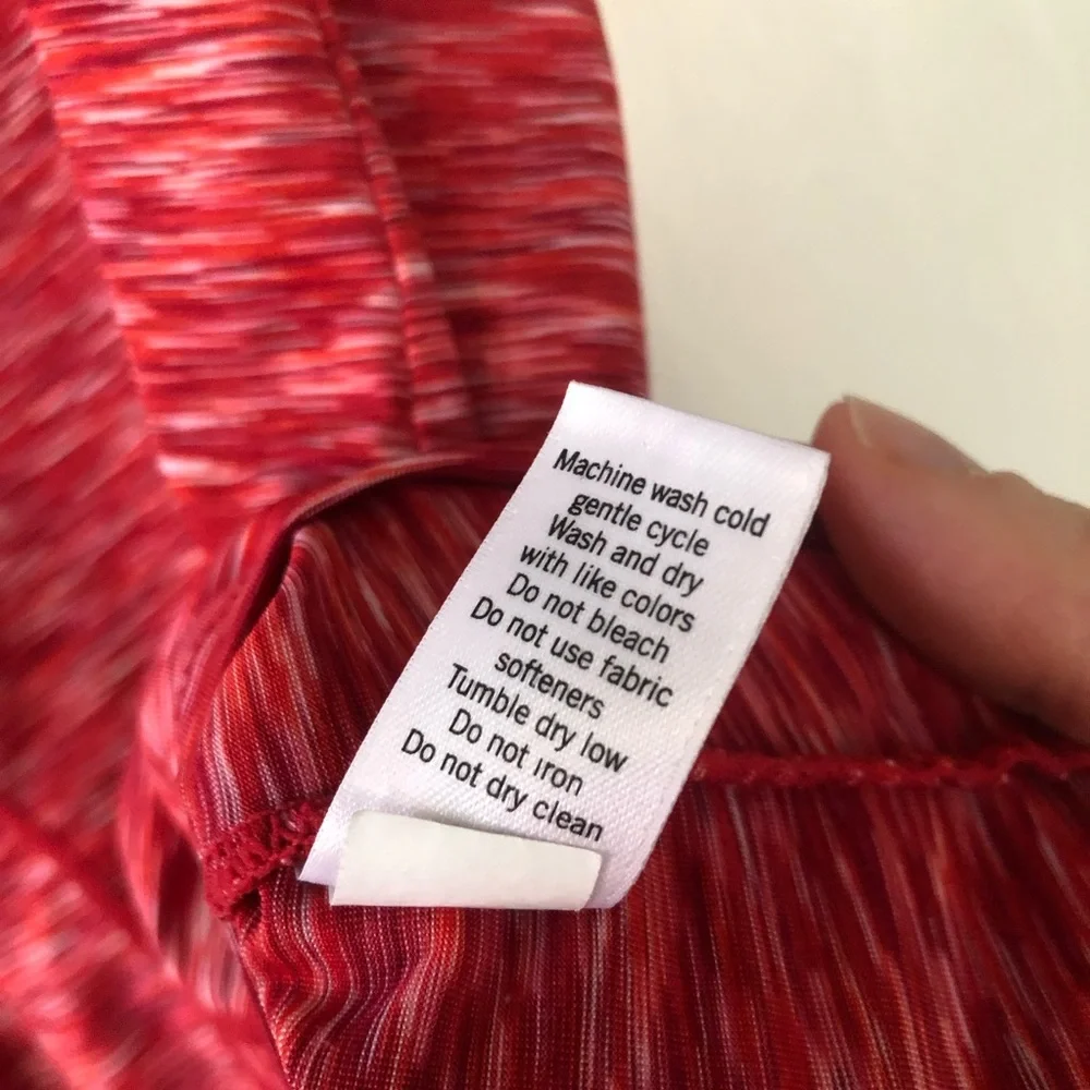 ATHLETA Red Heather Tank with Pocket in Size XXS - Picture 8 of 8